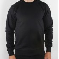 tshirt guys Unisex Black Crew neck Fleece Sweater