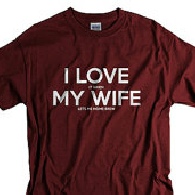 tshirt guys i love my wife t-shirt